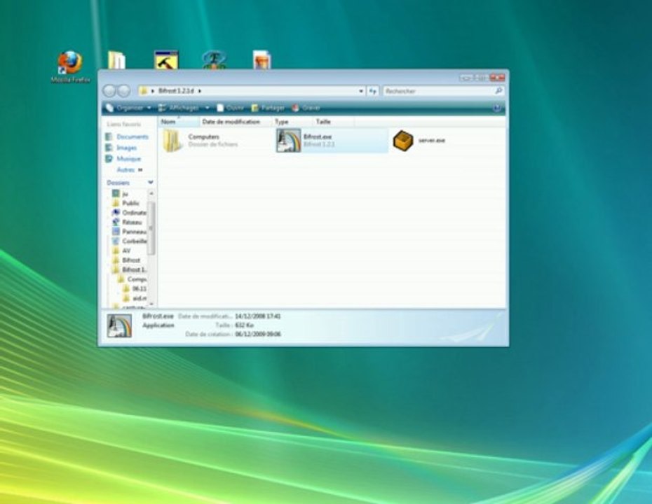 bifrost tuto hack msn facebook etc...