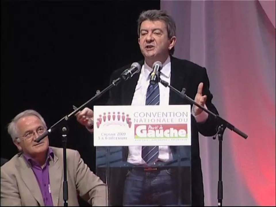 Jean-Luc Mélenchon, président du Parti de Gauche
