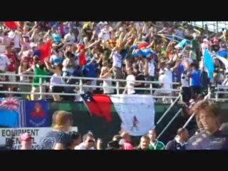Dubai Rugby Sevens do the YMCA
