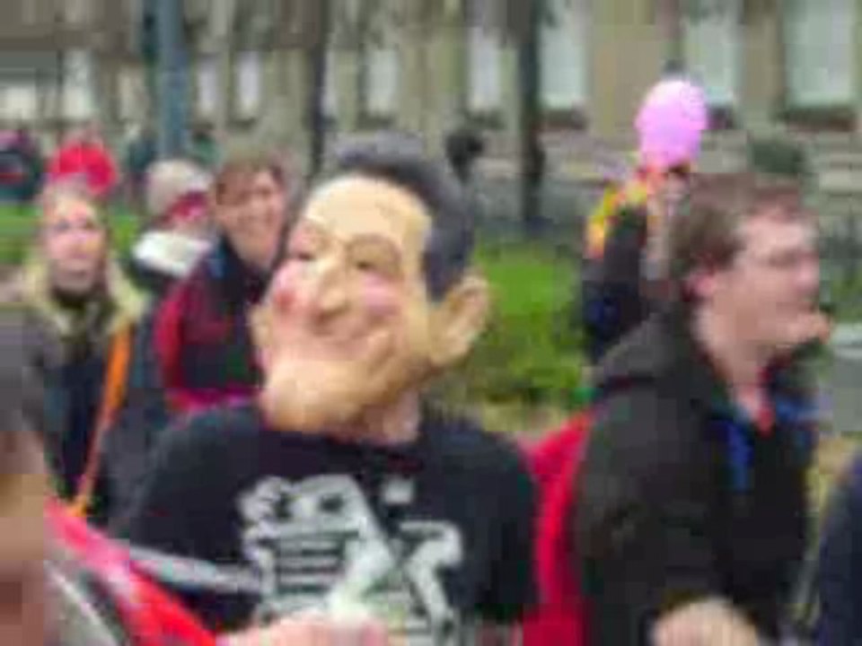 manif de RENNES des sounds systems 5/12/09