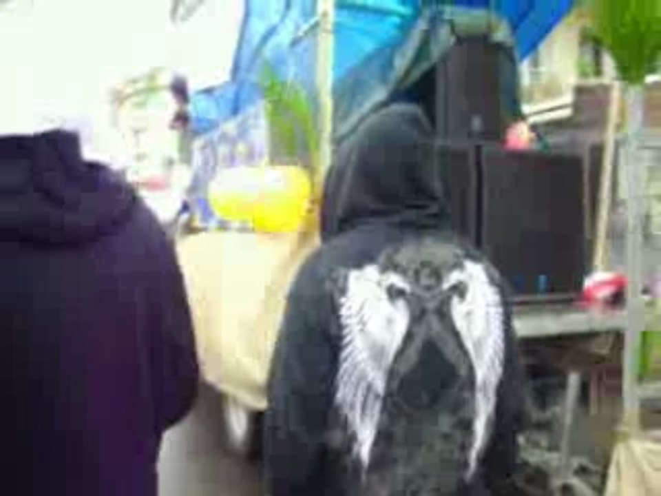 manif de RENNES des sounds systems 5/12/09