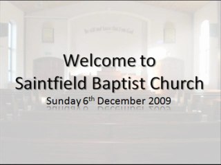 061209 - gospel service part 1