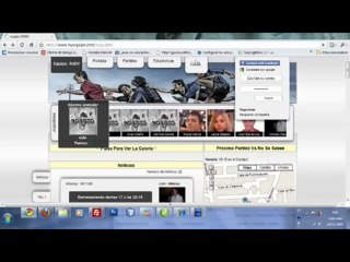Crea la web para tu equipo de deportes