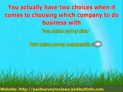 Paid Online Surveys - How to Get Paid to Take Online Surveys