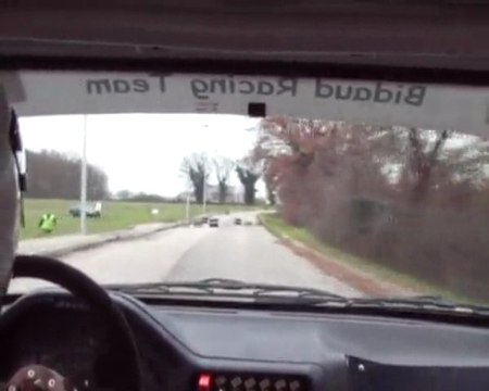 nicolas jacquemin telethon 2009 106 RALLYE KIT CAR crash