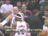LeBron James vs Joakim Noah - Bulls vs Cavs 04.DEC.2009