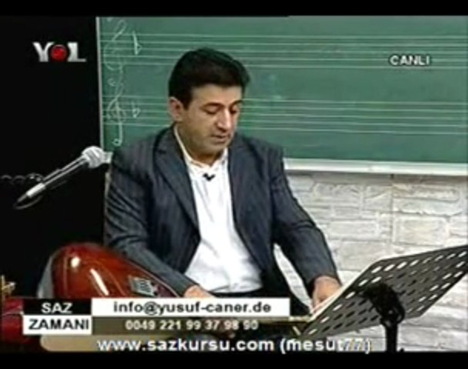 Yusuf Caner İle Bağlama Kursu ''  Topal Türküsü  1/6  ''