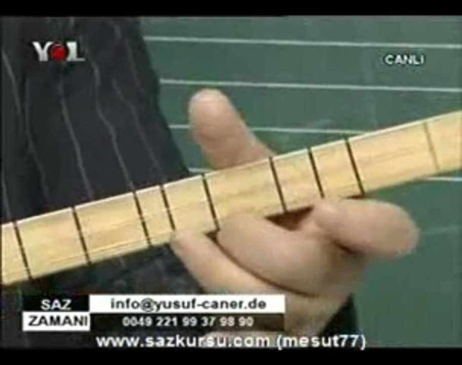 Yusuf Caner İle Bağlama Kursu ''  Topal Türküsü  6/6  ''