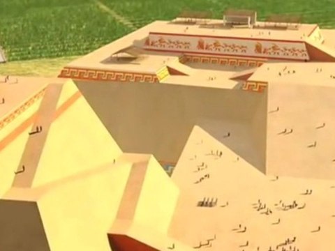 sipan reconstruccion virtual de pirámide huaca rajada
