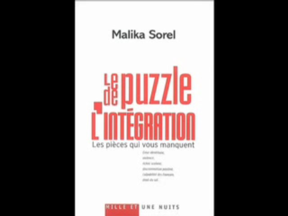 Malika Sorel:Le puzzle de l'immigration 3