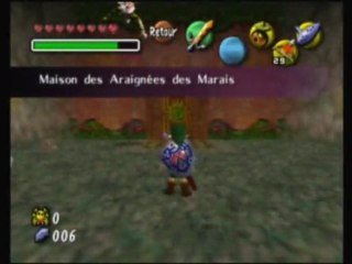 Zelda Majora's Mask , 37 ) Le début du Donjon à Skulltulas