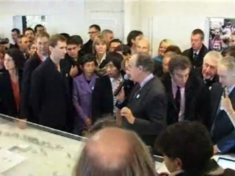 Pose de la Premiere pierre du Louvre Lens Journal du vendredi 4 décembre part3 Télé Gohelle