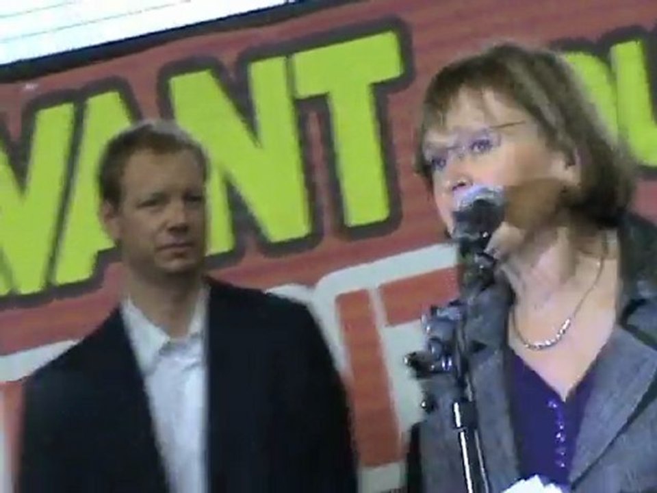 Extrait du discours de Marie George Buffet, le Rove 29.11.09