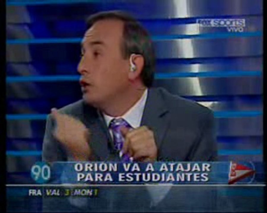 Orion va atajar en Estudiantes