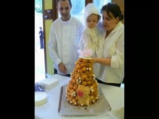 Baptême d'Agathe et 80 ans de maman
