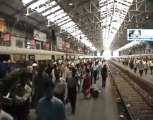 Arrivée du train Bombay churchgate