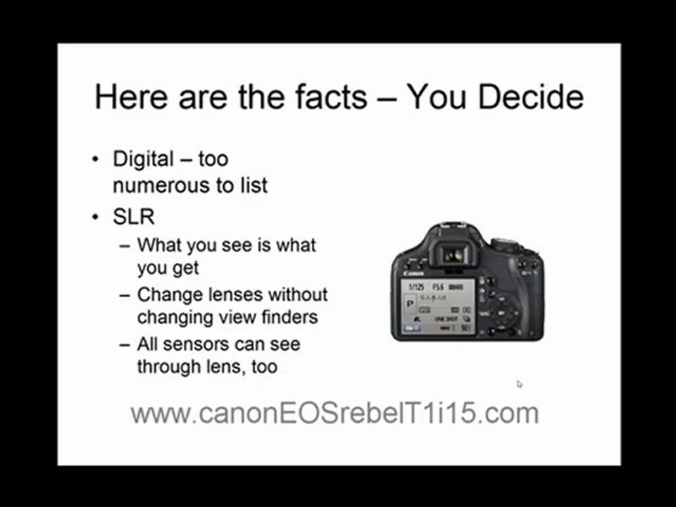 Canon EOS Rebel T1i 15.1 MP CMOS digital camera