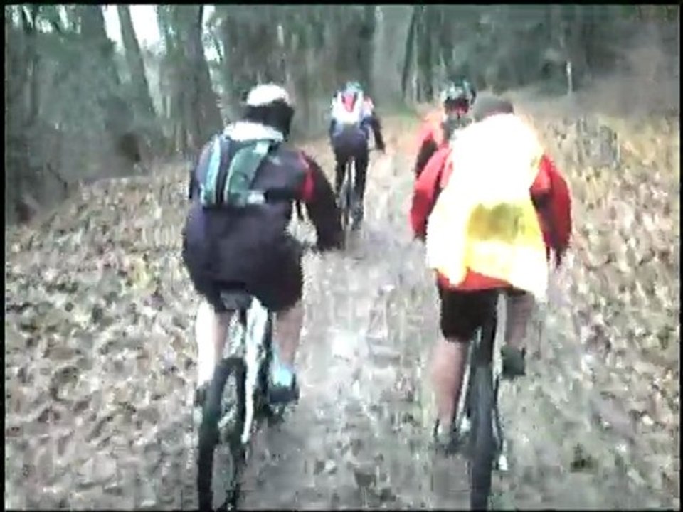 meyzieu-villette d'anthon avec les cramponnés du guidon