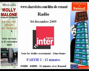 Renaud 2/2 04/12/09 France Inter Sous les étoiles exactement