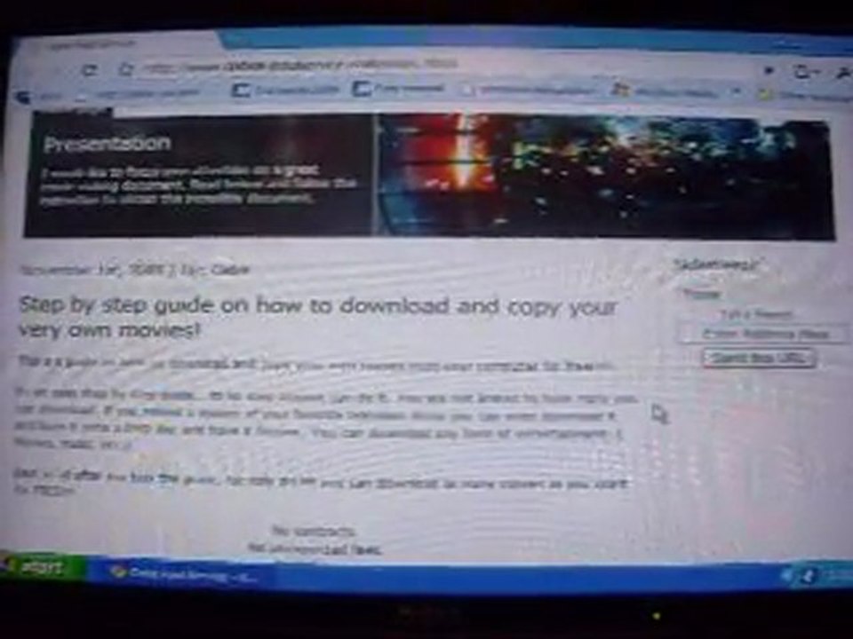 Guide unlimited movies downloads includes Burning software
