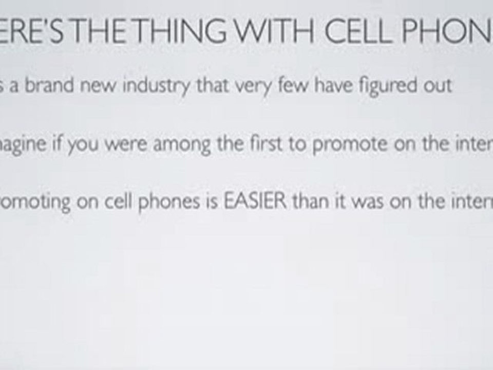 Make money with Cell Phone System!