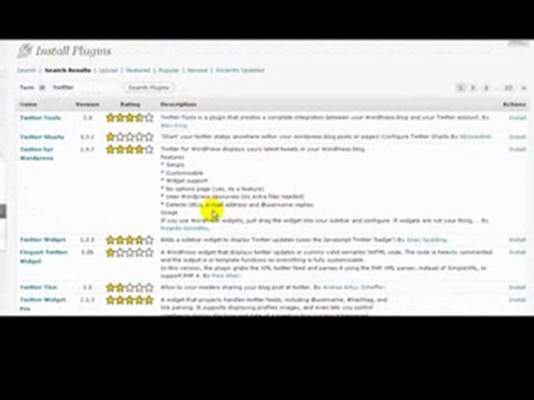 How to Install Plugins to your Wordpress Blog