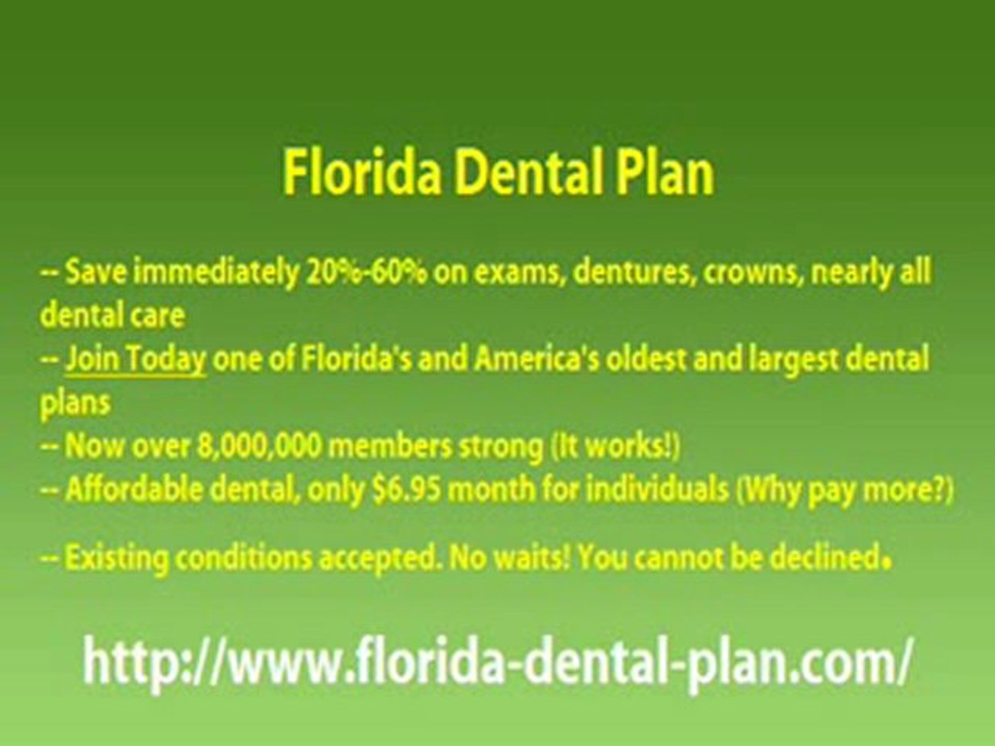 ⁣Florida dental insurance alternative