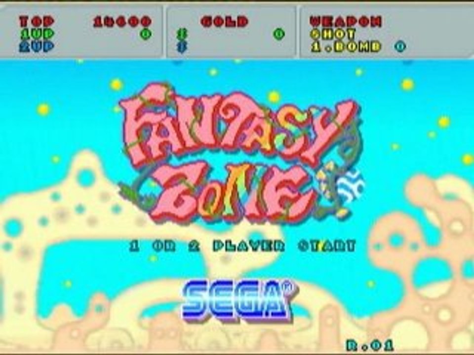 Vidéo Test Fantasy Zone arcade