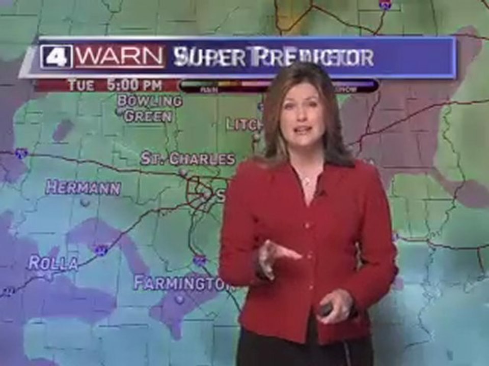 Kristen Cornett's 4Warn Forecast - KMOV - News 4 - 2009