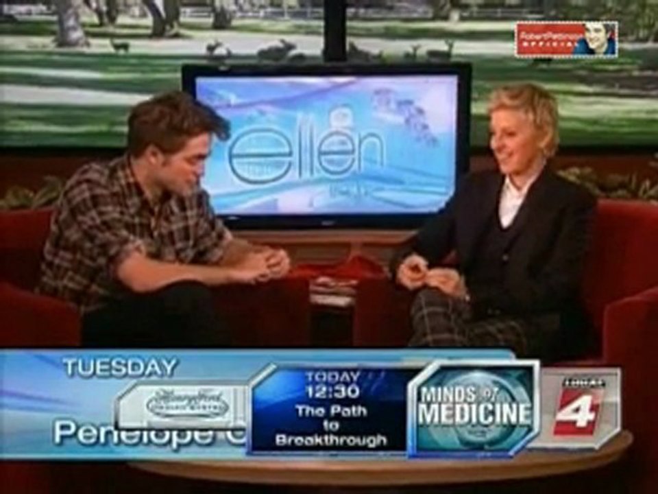 Robert pattinson chez Ellen Degeneres VOSTFR