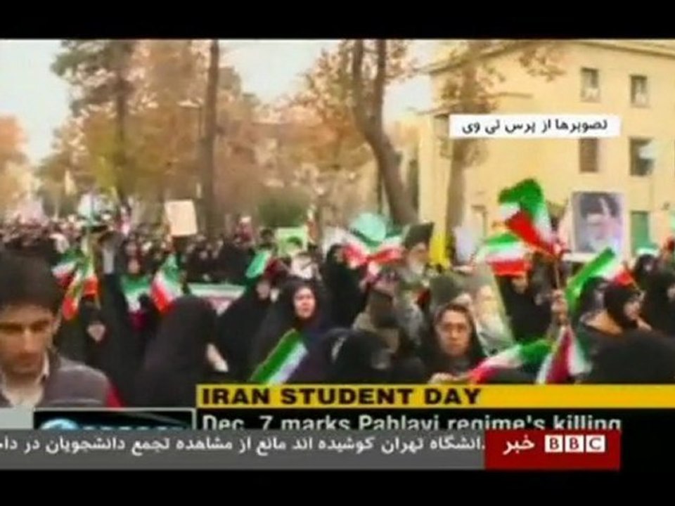 Rafsanjani daughter in16 Azar demonstrations
