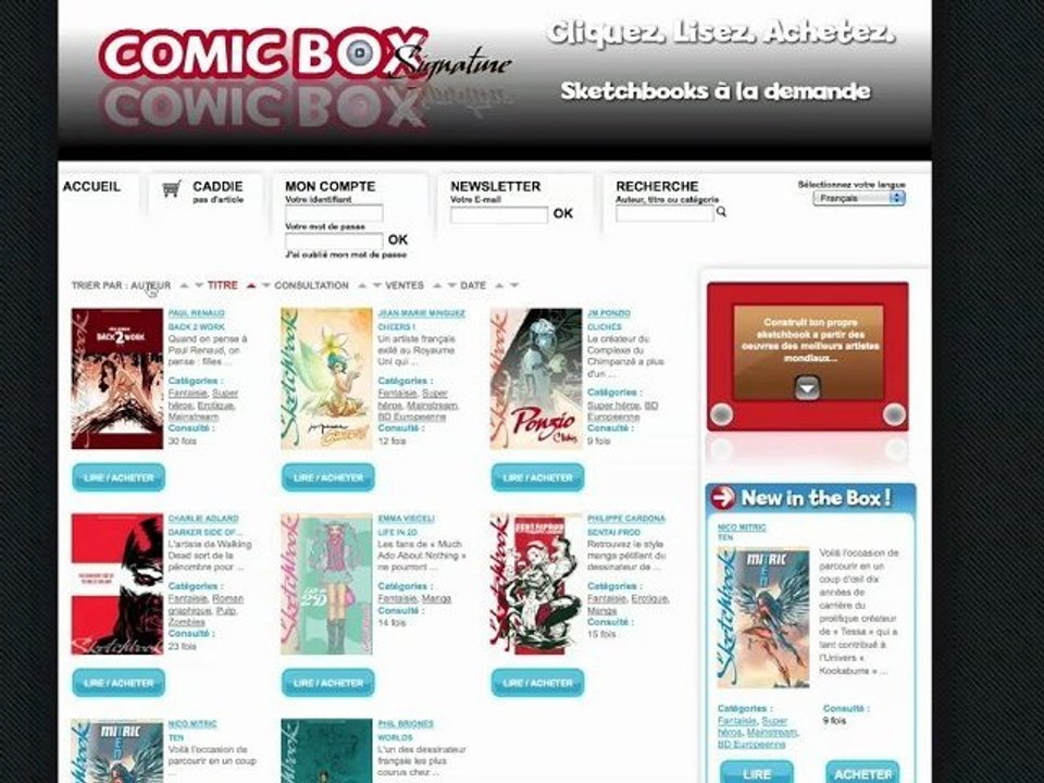 Comic Box Signature VF