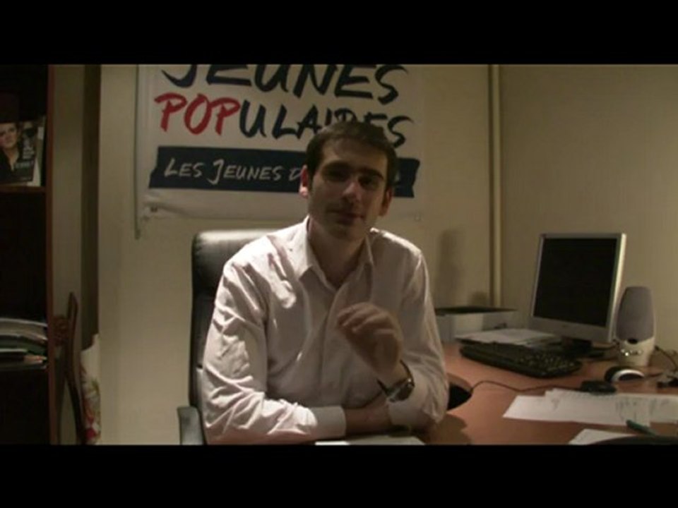 Message de Benjamin Lancar Président des Jeunes UMP.
