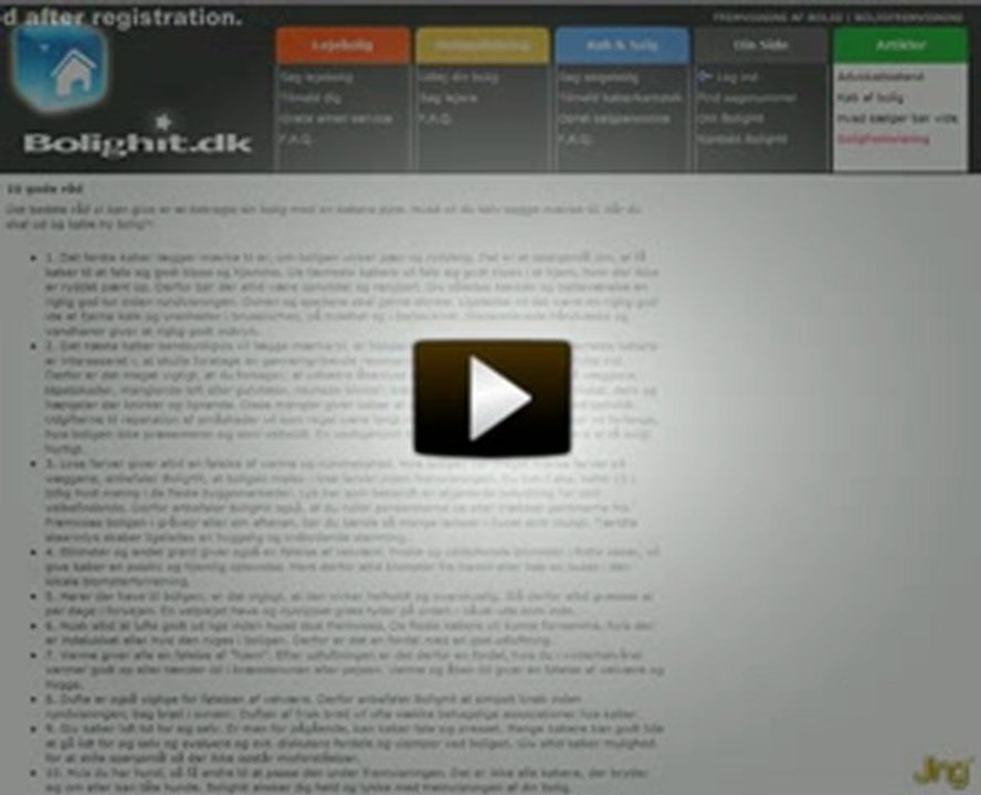 Salg af bolig, lejlighed og andelsbolig