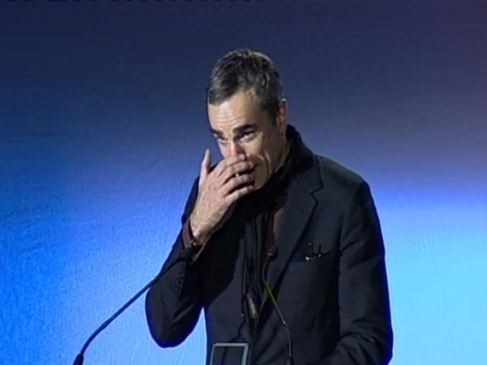 BIFA 09 - 'Outstanding Contribution Award' Daniel Day Lewis