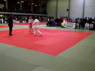 1er combat de judo de Axel st gilles le 6decembre 2009