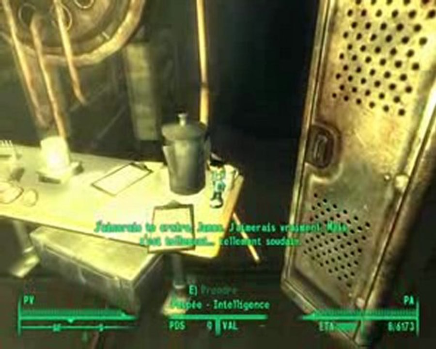 Fallout 3 (part.190) Poupee (7) INTELLIGENCE (Rivet City)