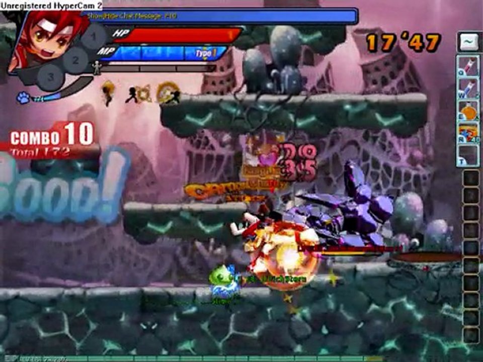 Grand Chase - Kaze'aze's Castle Jin solo lvl 18 VS 39-42 002