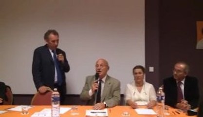 Réunion publique G. Mougeot H. Dubois avec F. Bayrou