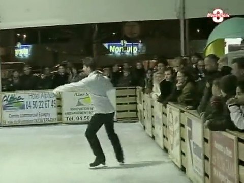 Philippe Candeloro soutient le patinage en Haute Savoie