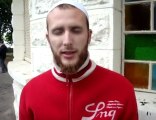 Marcelo, Brazilian converted to Islam reciting the Quran