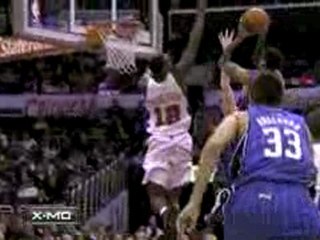 NBA Al Thornton seems to hang in the air forever before maki