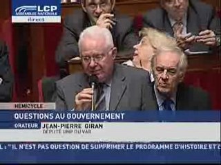 Question de Jean-Pierre Giran à Chantal Jouanno