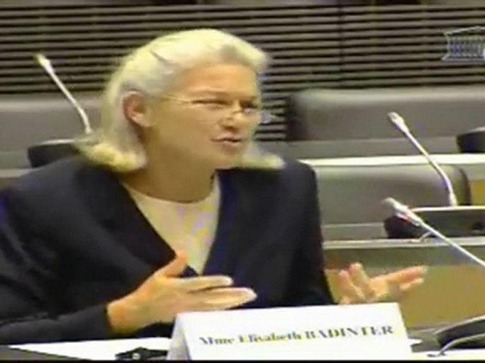 mission parlementaire sur le voile intégral - Elis. Badinter