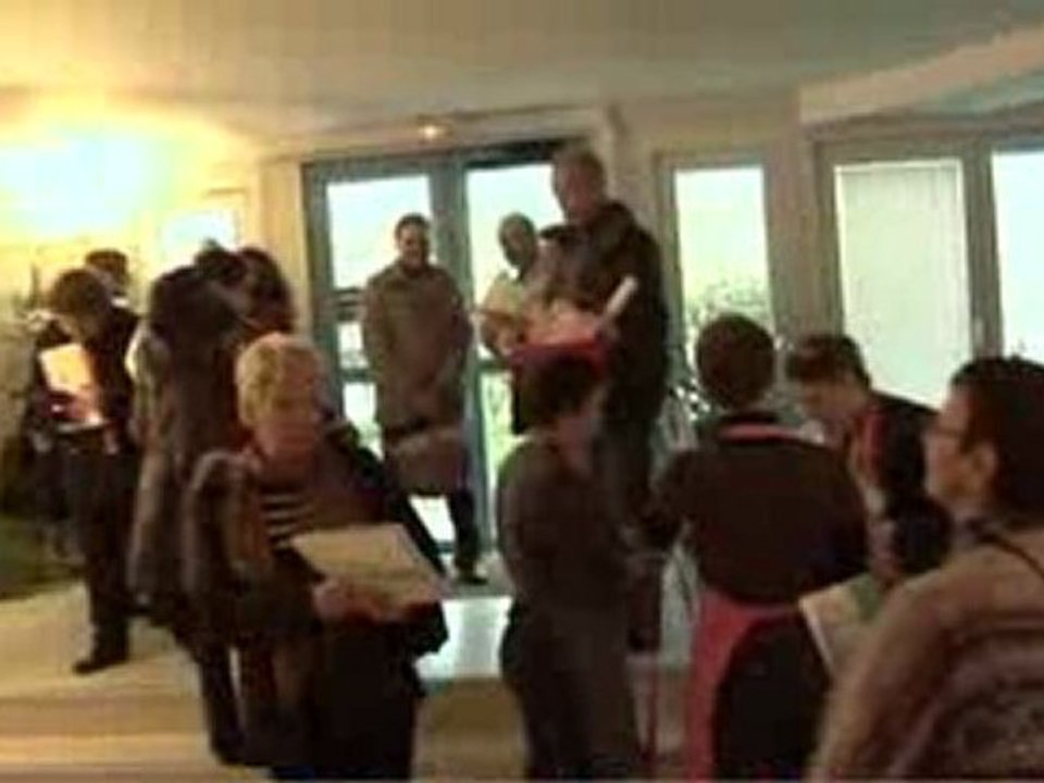 Arrivée des blogueurs - Salon du blog culinaire 2009