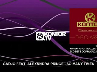 GADJO FEAT. ALEXANDRA PRINCE SO MANY TIMES