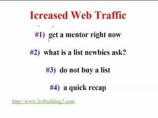 Increased Web Traffic
