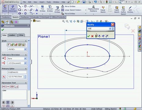solidworks 2009 Tutorial surface design