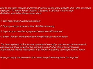 Scrubs S09E03 Season 9 Episode 3