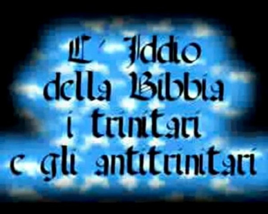 L´iddio della bibbia